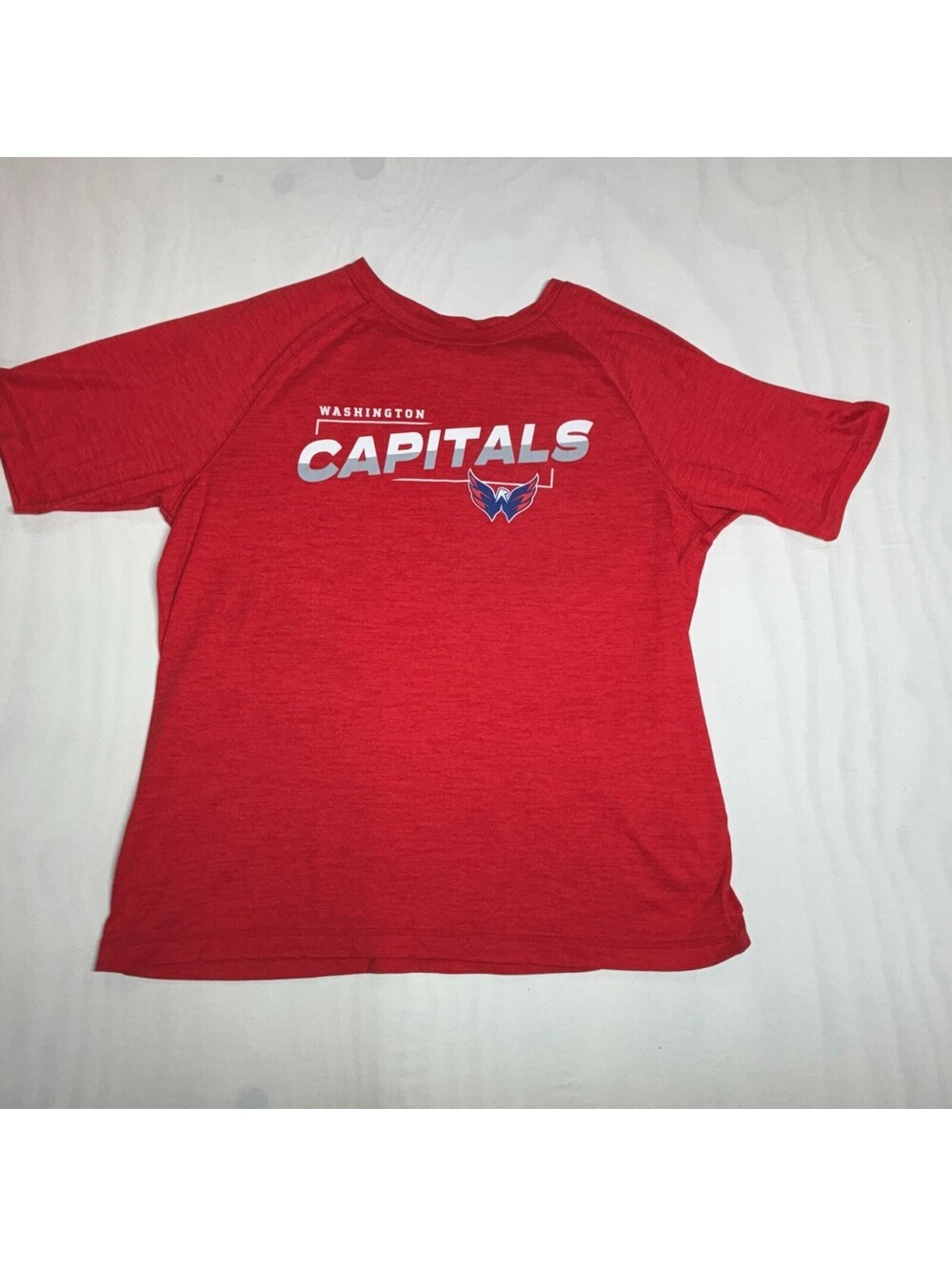 Fanatics Washington Capitals NHL Officially Licensed Red Hockey Shirt